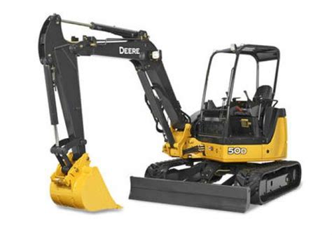 John Deere 50D Mini Excavator Rental & Rates 